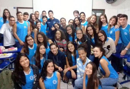 Brumado: Alunos do Centro Educacional Monteiro Lobato realizaram bate-papo com investigador da Polícia Civil