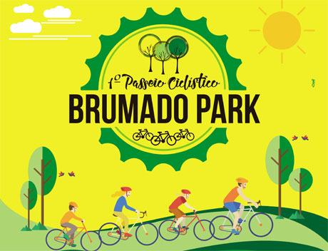 Já se inscreveu no 1º Passeio Ciclístico Brumado Park?