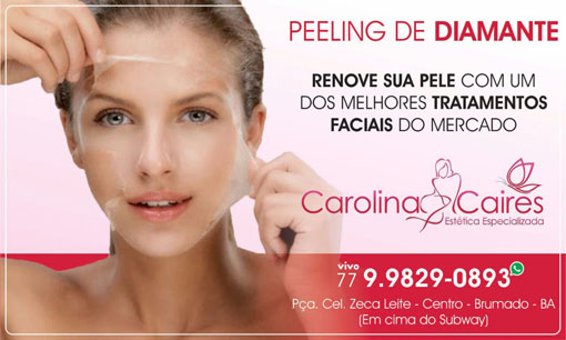 Carolina Caires - Estética Especializada: conheça os benefícios do Peeling