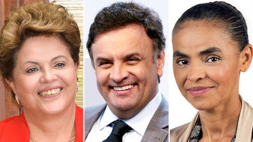 Segundo pesquisa Ibope/CNI,  Dilma tem 39%, Marina (31%) e Aécio (15%) das intenções de voto