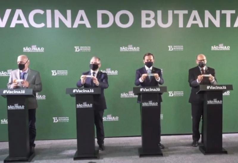 CoronaVac tem 78% de eficácia em testes feitos no Brasil, diz Butantan