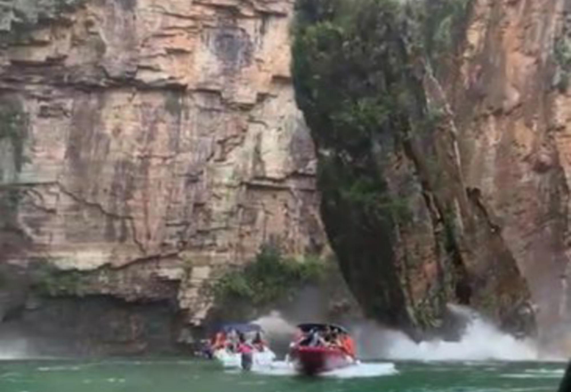 Número de mortos em desabamento de rocha em Capitólio sobe para seis