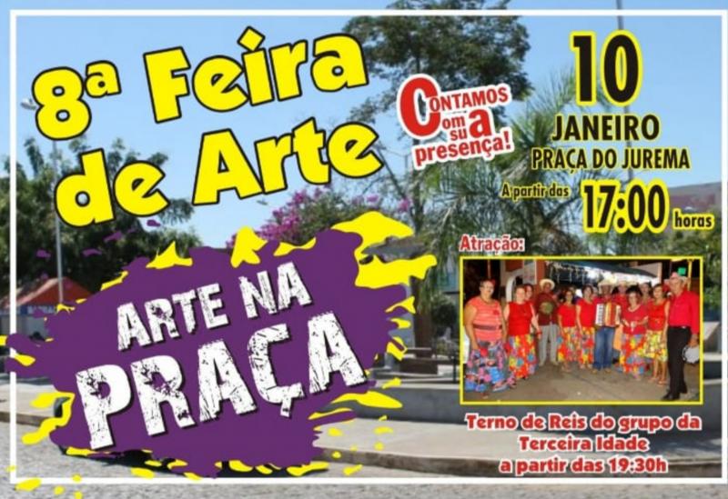 Brumado: será realizada na Praça do Jurema a Feira de Arte 'Arte na Praça'