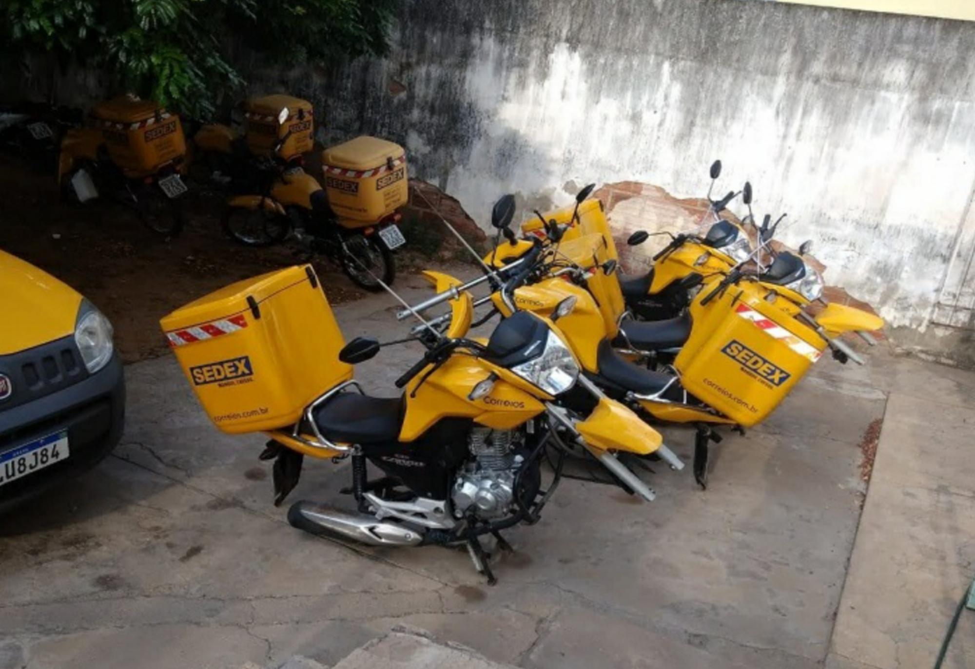 Brumado: Bandidos roubaram rodas de liga leve de motocicletas da unidade dos Correios