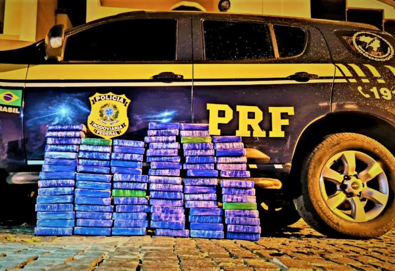 Brumado: PRF apreende 90 Kg de cloridrato de cocaína e causa um prejuízo de 10 milhões de reais ao crime organizado