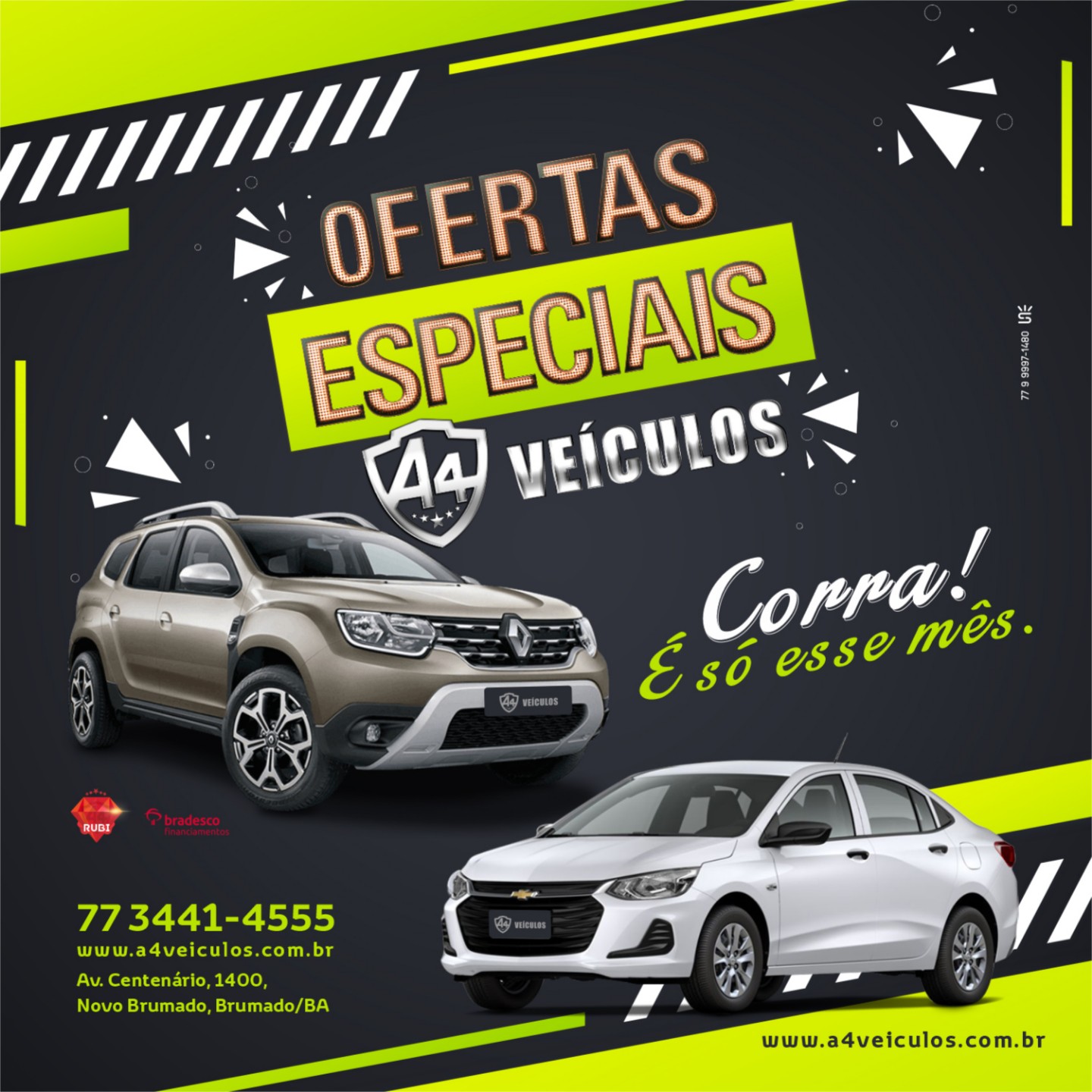 Brumado: confira as ofertas especiais da A4 Veículos