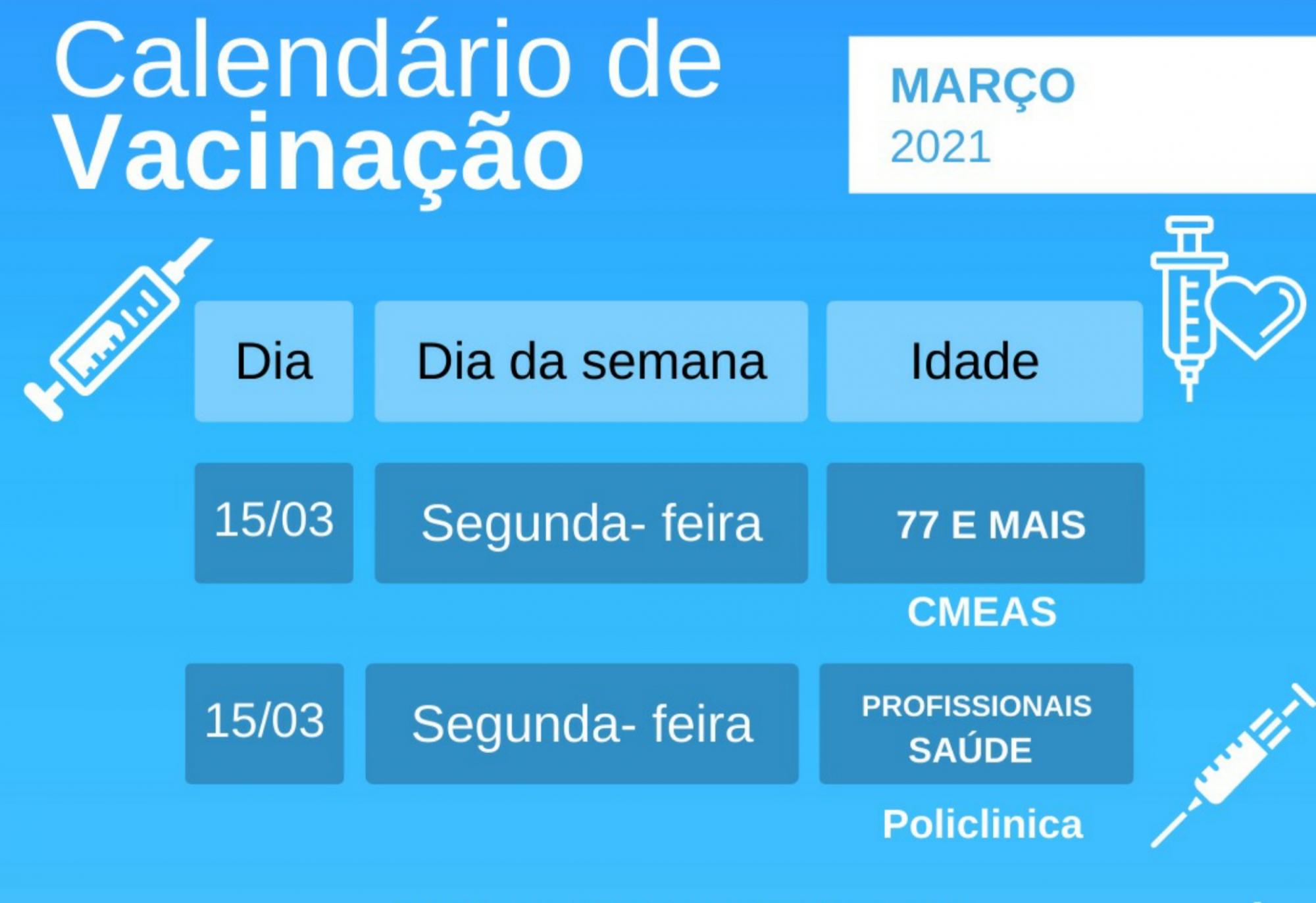Brumado: Secretaria de Saúde informa sobre calendário de vacinação para idosos a partir dos 77 anos