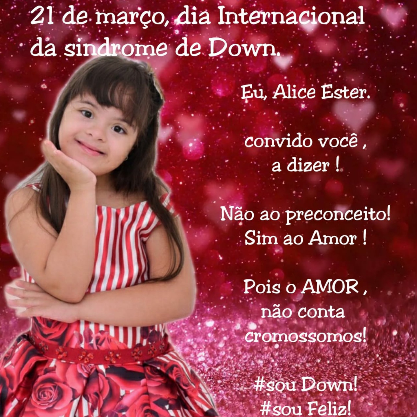 21 de março Dia Internacional da Síndrome de Down