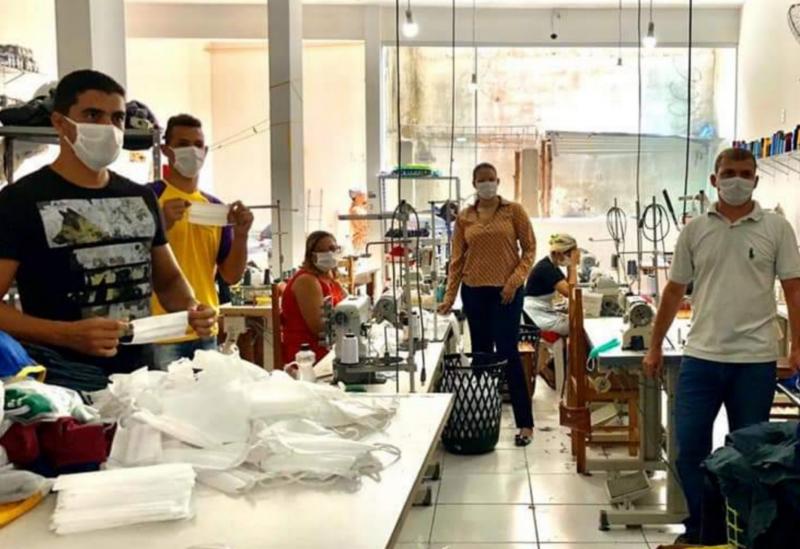 Brumado: prefeitura agradece empenho de empresário da Malharia Novo Estilo que acelerou produção de máscaras para serem doadas ao HMPMN