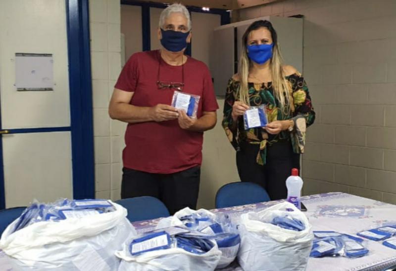 Rotary doa 7.600 máscaras para serem entregues junto as cestas básicas da Prefeitura de Brumado