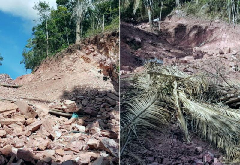 Exploração de pedras jaspe por chineses em nascente de rio em comunidade de Contendas do Sincorá é denunciada por  moradores