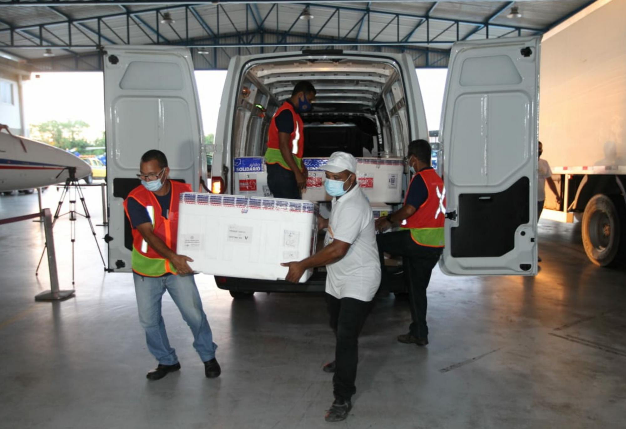 Bahia recebe mais 222.500 doses de vacinas contra a Covid-19