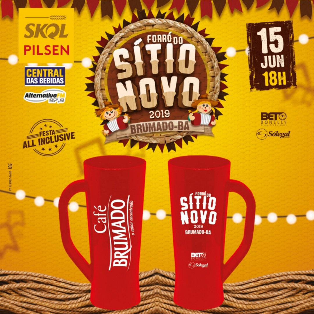 Forró do Sítio Novo 2019 lança seu copo oficial