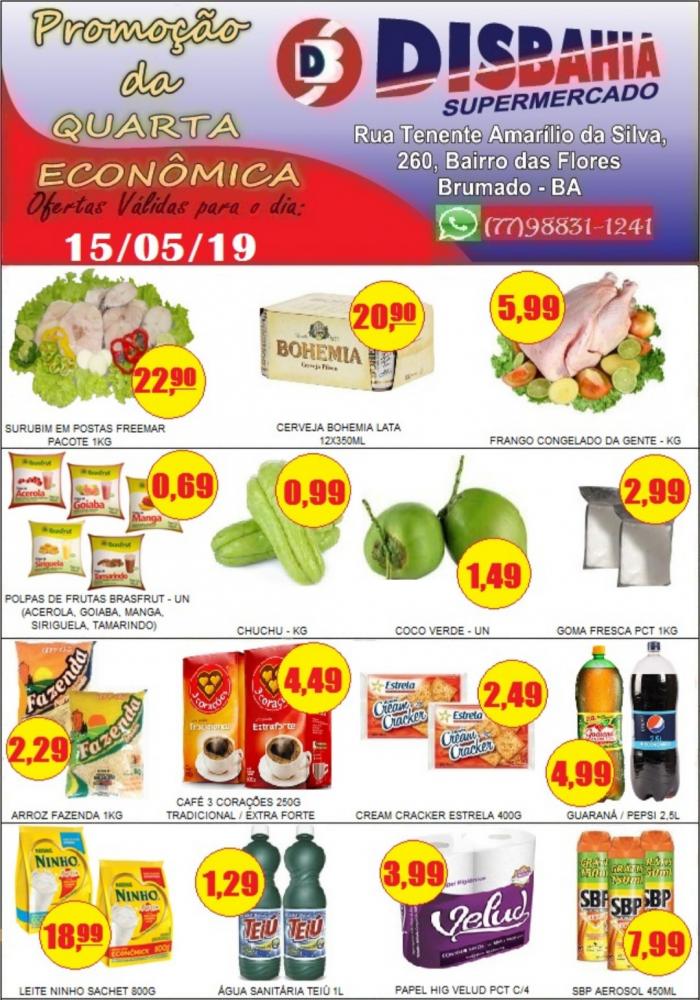 Confira as promoções da Quarta Econômica do Disbahia