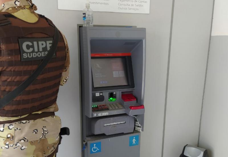 Caesg conseguiu frustrar tentativa de explosão de caixa eletrônico em Jacaraci