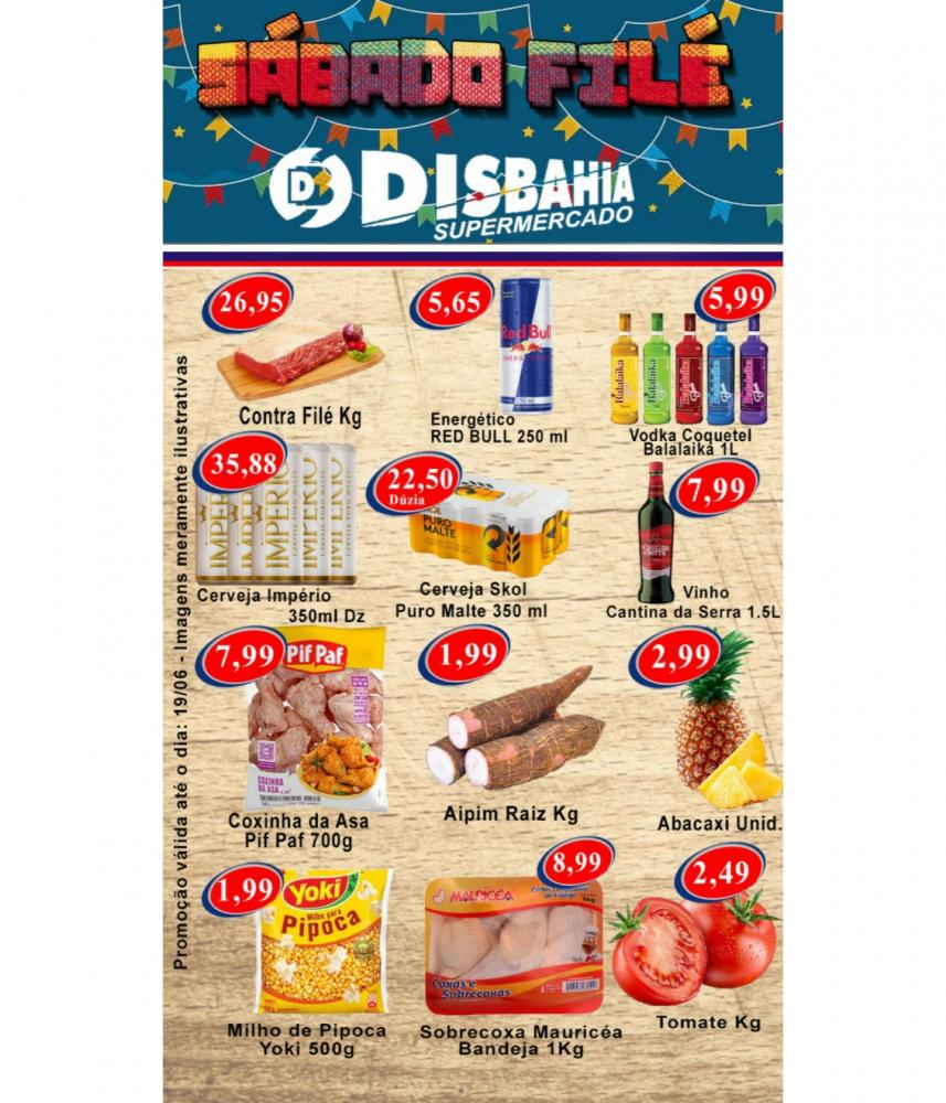 Ofertas: Sábado Filé do Disbahia Supermercado