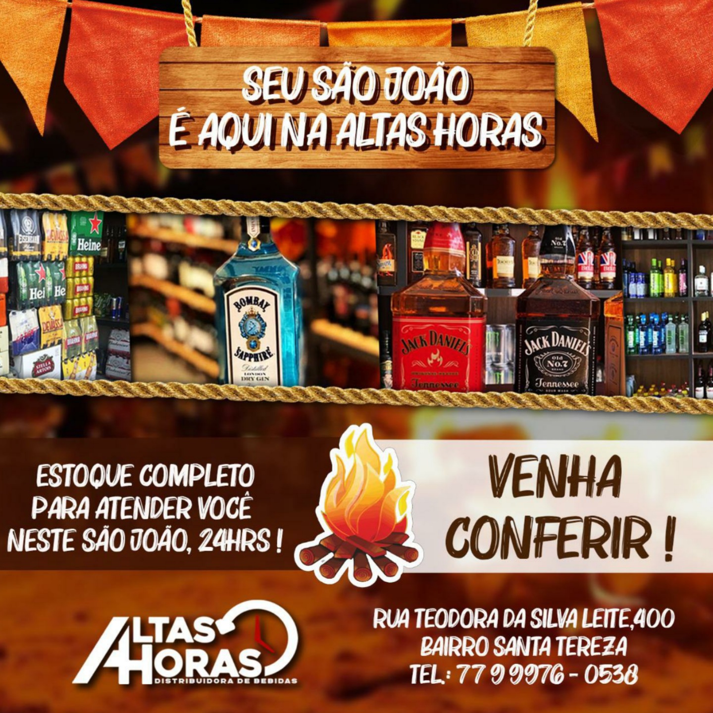 Altas Horas Distribuidora de Bebidas: Comemore o São João sem aglomerações e rodeado de cuidados