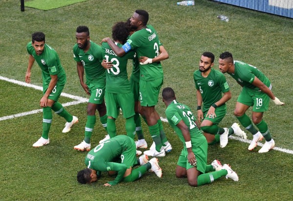 Arábia Saudita vence Egito de Virada por 2x1