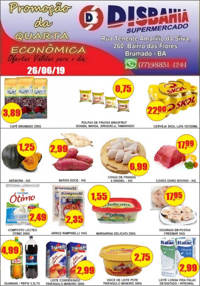 Brumado: venha de economizar na 'Quarta Econômica' do Disbahia