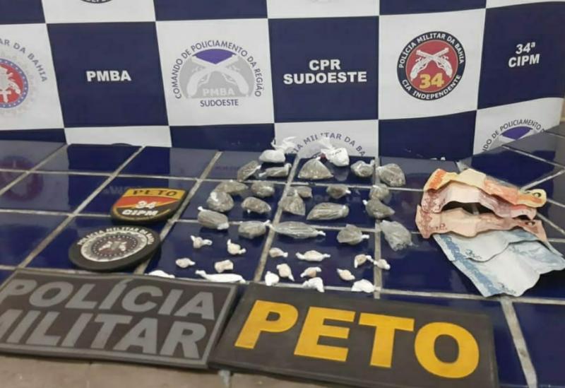 Brumado: polícia apreende drogas no bairro São Jorge