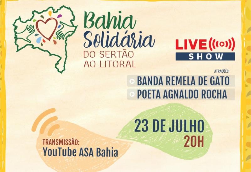 ASA e parceiros lançam a campanha para atender famílias de baixa renda da Bahia