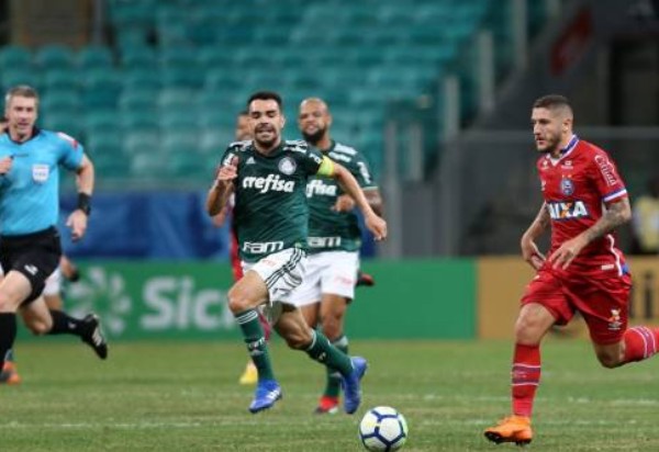 Bahia e Palmeiras ficam no 0 a 0 pela Copa do Brasil