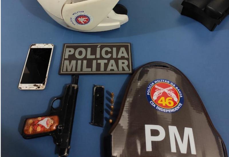 Livramento: Homem é preso por porte ilegal de arma de fogo de uso restrito na festa do Bom Jesus do Taquari