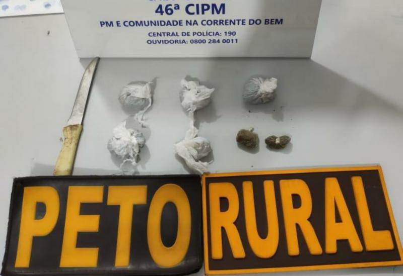 Indivíduos são detidos acusados de tráfico de drogas em Livramento