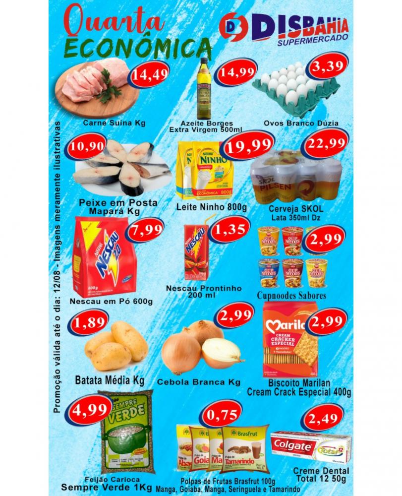 Brumado: venha de economizar na 'Quarta Econômica' do Disbahia
