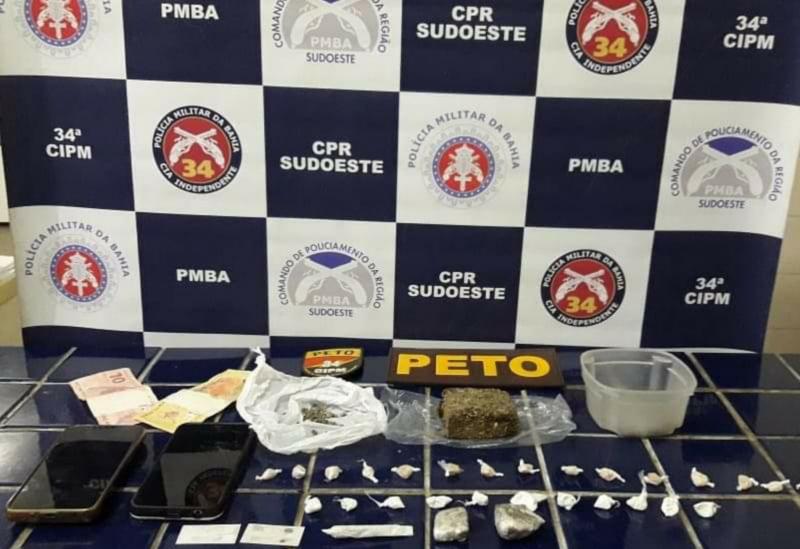 Brumado: Polícia Militar apreende drogas no bairro São Jorge