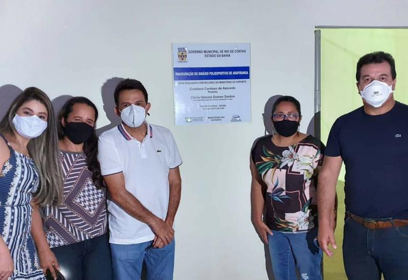 Deputado Marquinho Viana participa de inauguração e assinatura de ordem-de-serviço em Rio de Contas