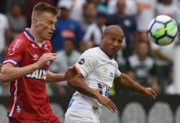 Bahia perde para Santos na Vila Belmiro