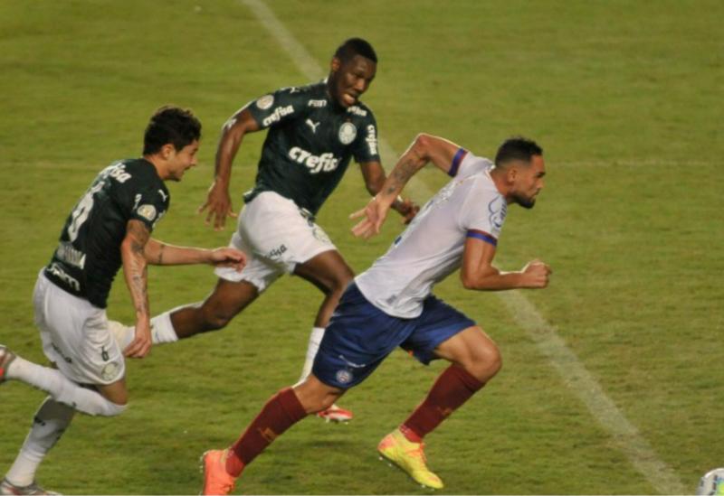 Bahia arranca empate com Palmeiras nos acréscimos