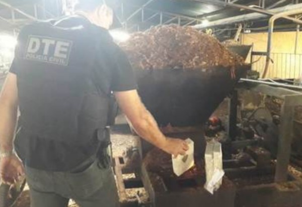 DTE de Conquista incinera 300 quilos de drogas