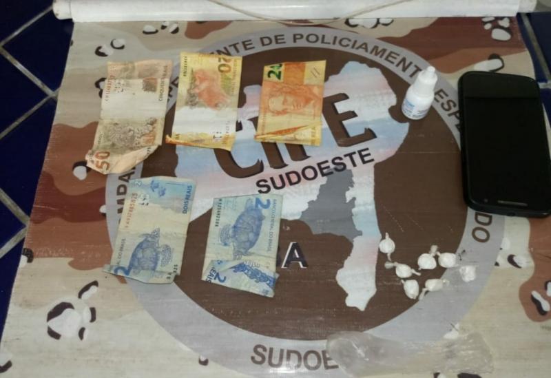 Brumado: Caesg detém homem que portava droga no Bairro Esconso 