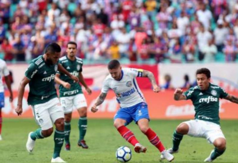 Bahia e Palmeiras ficam no 1 a 1 na Fonte