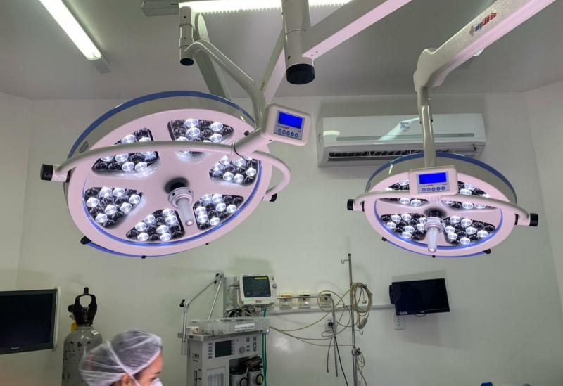 Processo de Modernização do HMPMN: instalados 3 aparelhos de focos cirúrgicos de última geração no valor de mais de R$ 100 mil