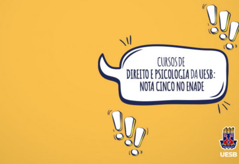 Cursos de Direito e Psicologia da Uesb entre os melhores do Brasil