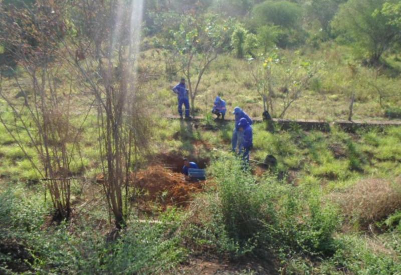 Embasa descobre e retira 'gatos' às margens da BA 148, em Brumado