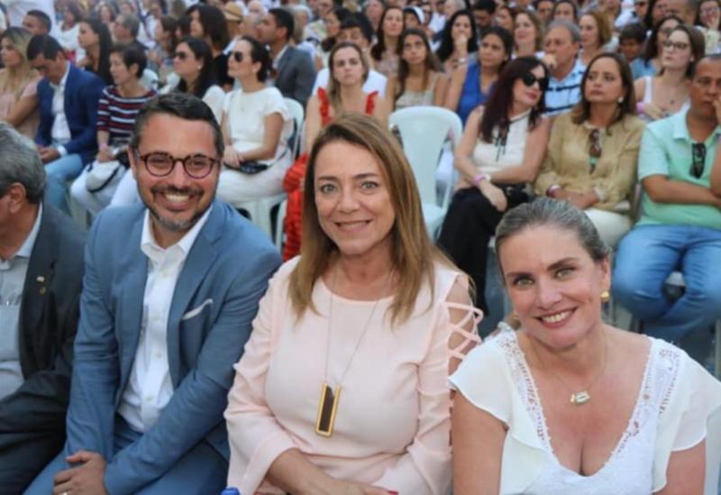 Ivana Bastos participa de celebração em homenagem a Santa Dulce em Salvador