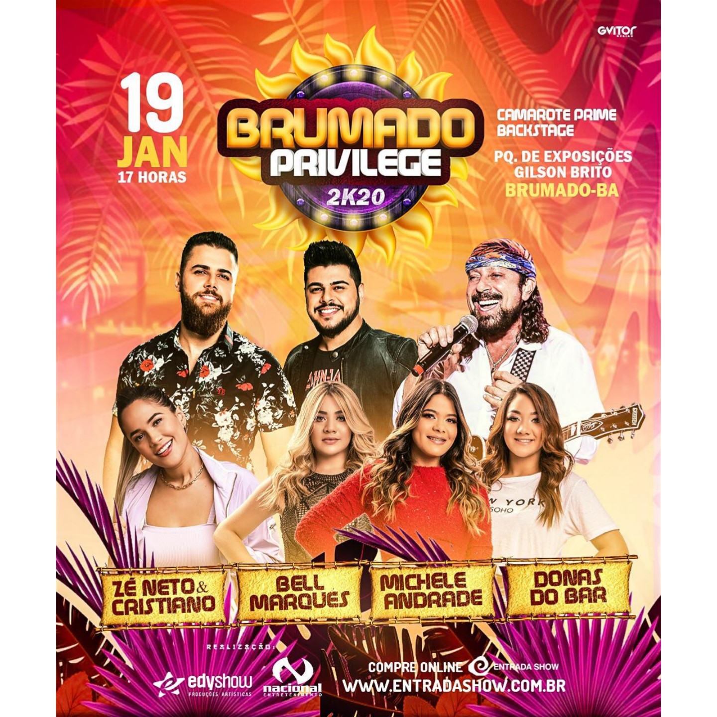 Confirmadas as atrações do Brumado Privilege 2020; confira