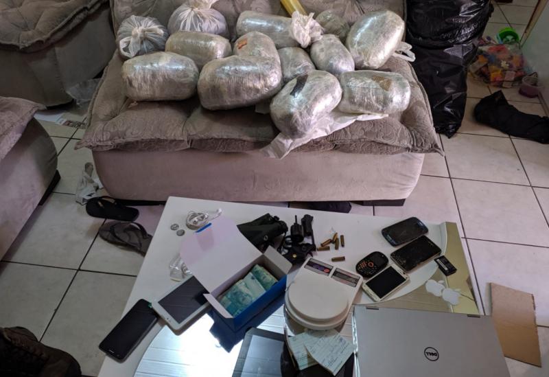 Operação das Polícias Militar, Federal e Civil apreende 38kg de maconha em Barra da Estiva 