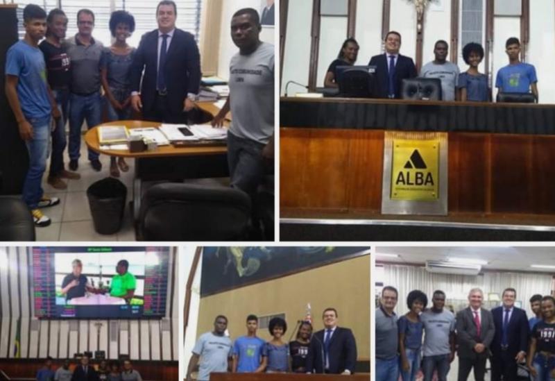 Deputado Marquinho Viana leva representantes quilombolas para uma visita à Assembleia Legislativa