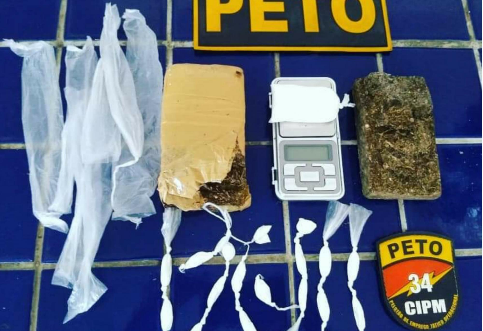 Brumado: Polícia Militar apreende drogas em ação no bairro Urbis II