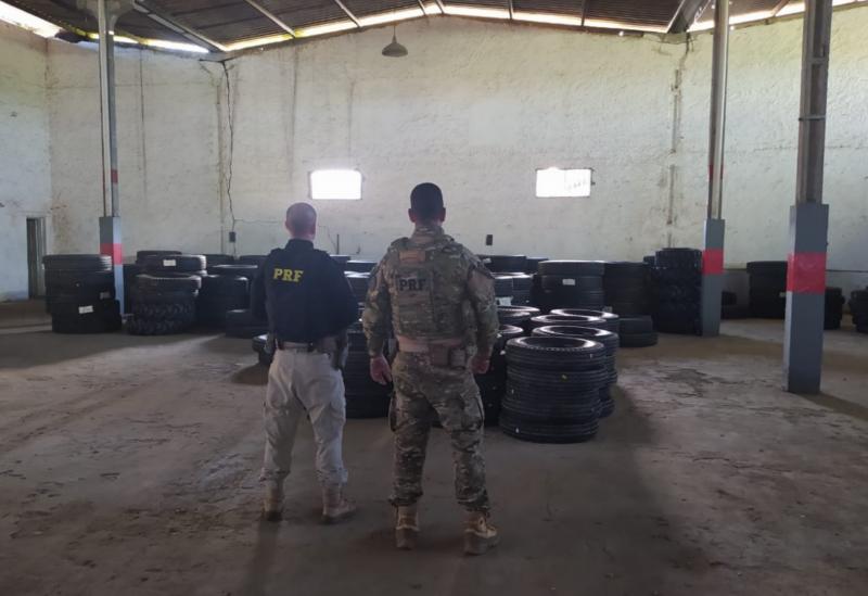 Conquista: Operação integrada entre Polícia Rodoviária Federal e Polícia Civil resultou na prisão de 5 (cinco) criminosos envolvidos em roubo de carga de pneus