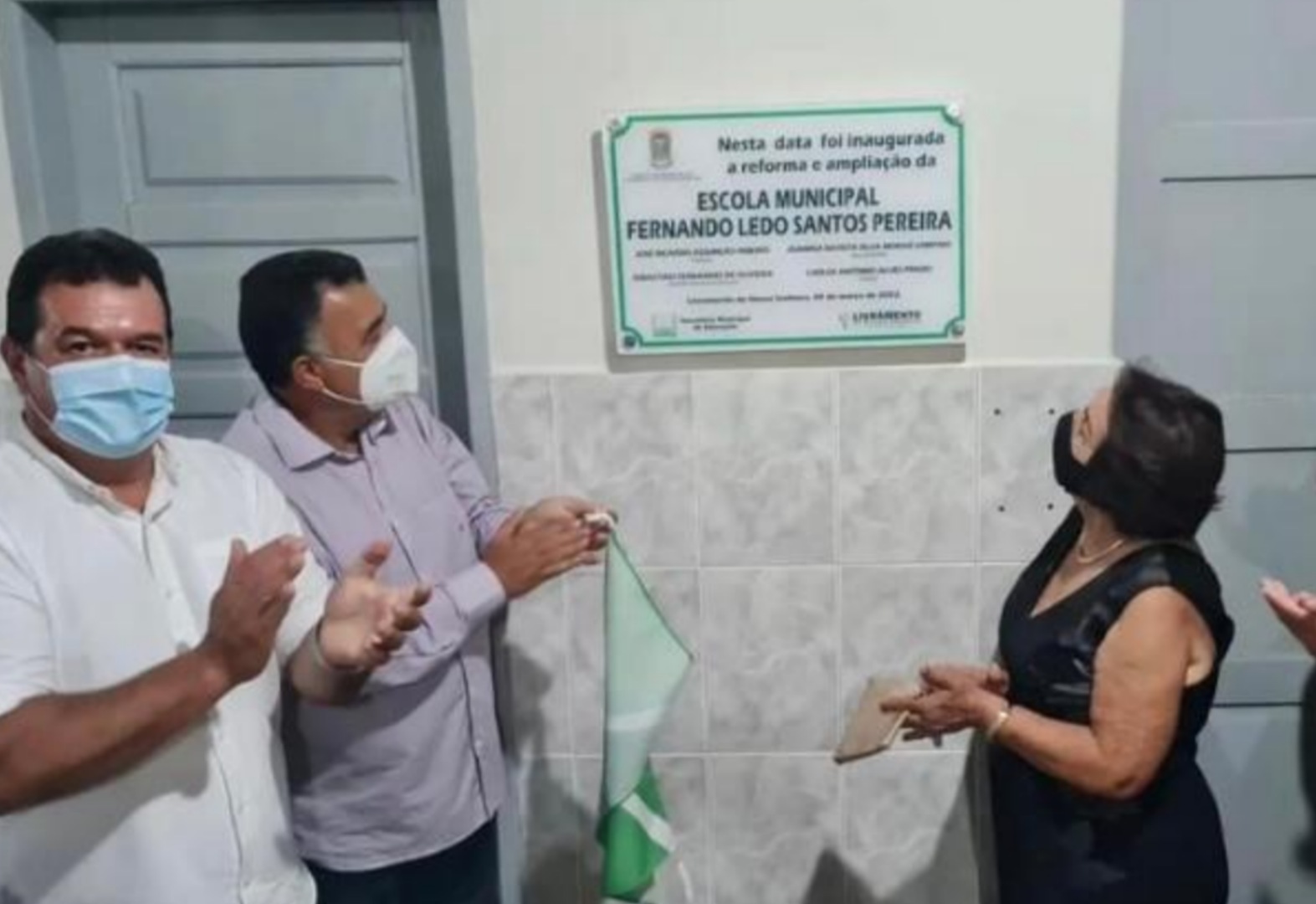 Deputado Marquinho Viana inaugura Escola em Livramento de Nossa Senhora