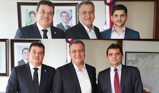 Deputado Marquinho Viana leva prefeitos de Planalto, Caraíbas, Ibicoara, Rio de Contas e Contendas para audiência com o Governador Rui