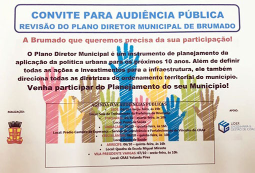 Brumado: Prefeitura apresenta à comunidade Plano Diretor Urbano em audiências públicas