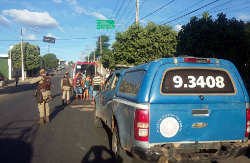 Brumado: ciclista colidiu contra motocicleta na Avenida Coronel Santos