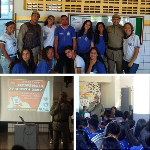 Polícia Militar promove palestras em escolas públicas de Barra da Estiva
